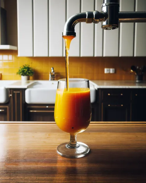 fruit juice using cigarette