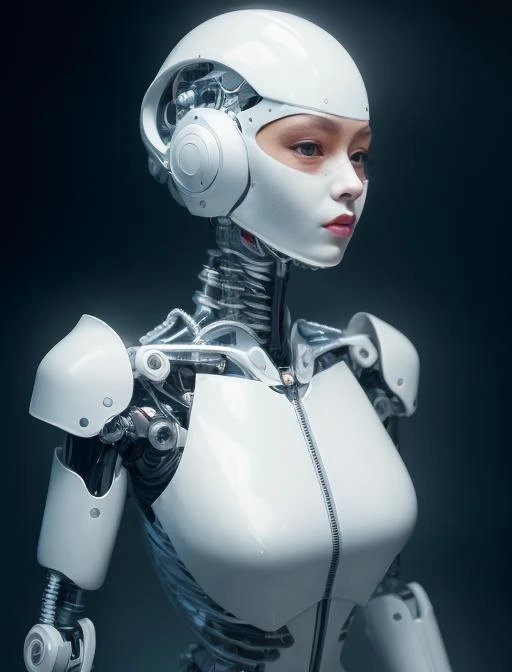 (latina:1.5),complex 3d render ultra detailed of a beautiful porcelain profile woman android face, cyborg, robotic parts, 150 mm, beautiful studio soft light, rim light, vibrant details, luxurious cyberpunk, lace, hyperrealistic, anatomical, facial muscles, cable electric wires, microchip, elegant, beautiful background, octane render, H. R. Giger style, 8k, best quality, masterpiece, illustration, an extremely delicate and beautiful, extremely detailed ,CG ,unity ,wallpaper, (realistic, photo-realistic:1.37),Amazing, finely detail, masterpiece,best quality,official art, extremely detailed CG unity 8k wallpaper, absurdres, incredibly absurdres, robot, silver halmet, full body, sitting.