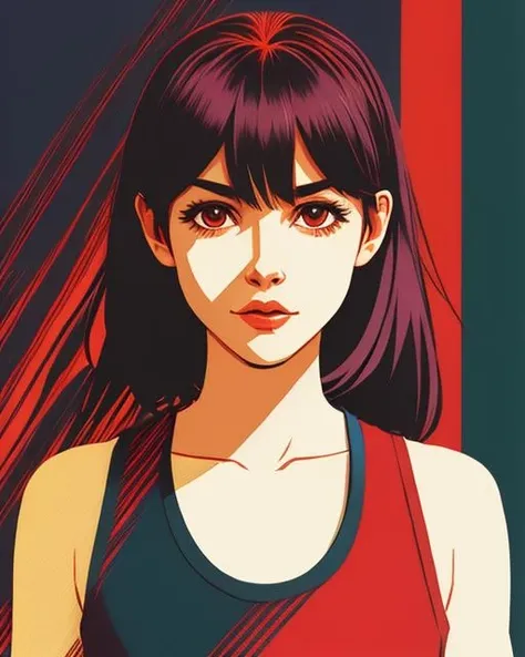 best quality,masterpiece,highly detailed,ultra-detailed, 1girl,<lora:neg4all_bdsqlsz_V3.5:-1>
Tank Top with Thin Straps: A design with relatively thin straps, usually more suitable for summer wear.
portrait,
<lora:color_illustration:3.0>