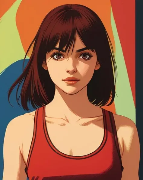best quality,masterpiece,highly detailed,ultra-detailed, 1girl,<lora:neg4all_bdsqlsz_V3.5:-1>
Tank Top with Thin Straps: A design with relatively thin straps, usually more suitable for summer wear.
portrait,
<lora:color_illustration:2.5>