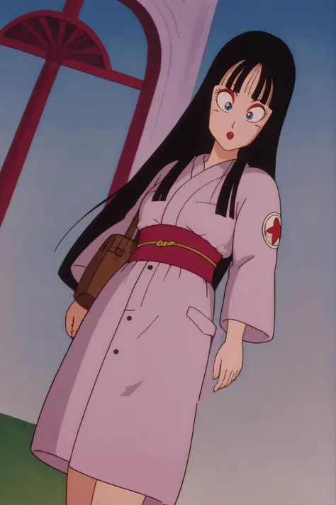 source_anime, score_9, score_8_up, score_7_up, anime screencap,8k, absurd res,
mai \(dragon ball\), long hair, bangs, blue eyes, black hair,
kimono, dutch angle, temple, cherry blossoms, sash,
<lora:maiDB_pony_v1:0.8>