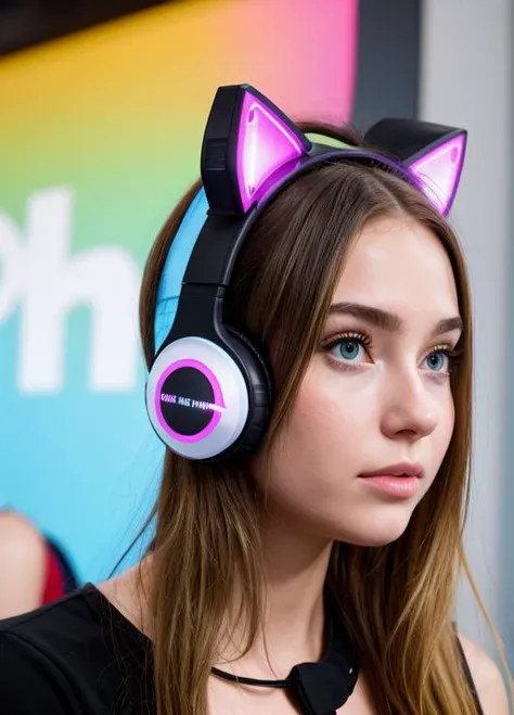<lora:HeadphonesWithCatearsV2:1>incrsheadphones, 1girl,