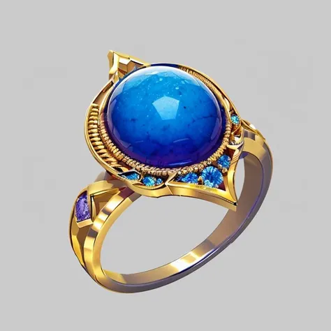 Game item design,ring,still life,no human,simple background,set gemstones,gray background,black background,gold ornament,<lora:ring:1>,