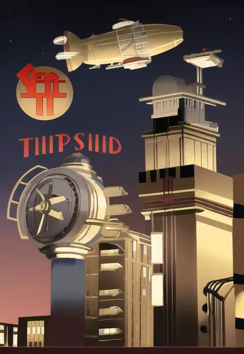 Art Deco style exotic science fiction novel posters are the main focus,(SF moviel:1.5), (enterprise:1.7), (star yrek:1.4)