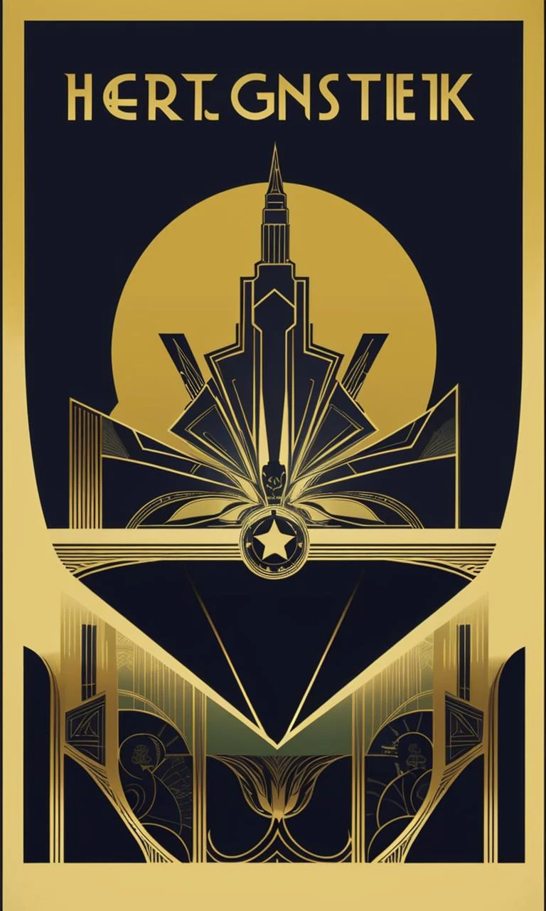 BioshockARTDECO, poster, 1930s \(style\), simplistic, art deco, automobile, vibrant color, intricate, 8k, uhd, best quality, negative space, high quality illustration, cinematic lighting