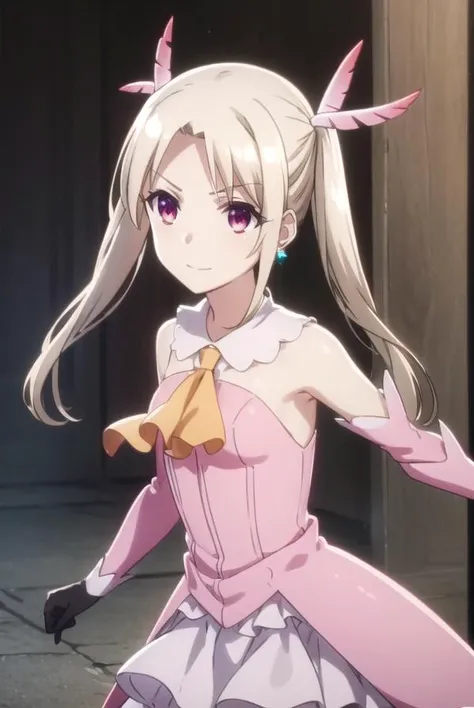 (best quality), (masterpiece),(highres), (lawine_sousounofrieren:1.10), (Lawine), 1girl, closed mouth, small Breasts, (blue playboy bunny: 1.3), (blue fake rabbit ears: 1.3), (black pantyhose), (white high-heels), arms behind back, upper body, standing, casino,