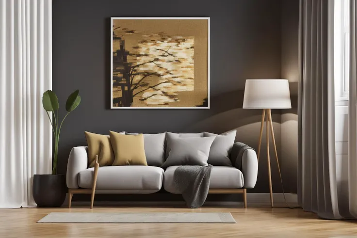 interior, a living room with a couch, chair, table and windows with curtains on them and a chandelier hanging from the ceiling, Enguerrand Quarton, vray render, a digital rendering, photorealism
interior, flower, indoors, tree, no humans, window, chair, table, plant, curtains, scenery, couch, wooden floor, vase
Step into the realms of an 8k masterpiece wallpaper, a nexus of ultra-detail, high resolution, and impeccable shadow play. Rendered in digital illustration, it bears a semblance to the works of Yoko Honda. Set against the backdrop of a Nayuta Nordic Modern Interior Design room, the scene features a chair, a vase flaunting a white flower, a table, swaying curtains, a luxurious couch, a lamp placed near a window, a cup, a spread-out book, and a vibrant plant. The color temperature bathes the room in golden hues, adding to its charm. In the absence of humans, the setting resonates with profound stillness. Ray tracing, photon mapping, and radiosity merge seamlessly with professional lighting to create an ethereal atmosphere <lora:interior02_SDLife_Chiasedamme_v2.0:0.8>