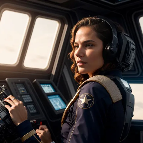 ((best quality)), ((masterpiece)), ((inked)), majestic intricately detailed soft oil painting by jim lee, 1man, a handsome starship captain, (Henry Cavill:0.7)|Hugh Jackman|Russell Crowe, well fitting futuristic space commander uniform, stubble, on the bridge of an advanced space faring war ship, high tech computers,, crew in the background, film grain, soft edge lighting, photographed on a Canon EOS R5, 50mm lens, F/2.8, HDR, professional, backlit, high contrast, (deep shadows:1.5), warm vibrant colors, lens flare, cinematic Film still from the expanse|(mass effect:0.6)|star trek
