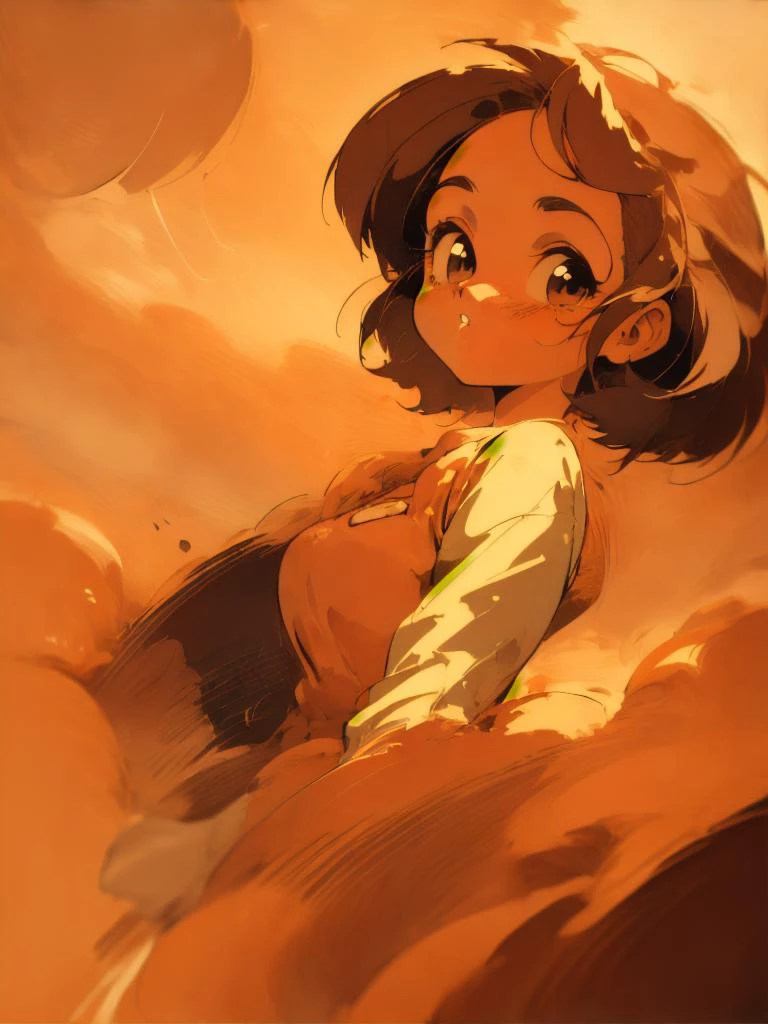 (retro art style:1.4), (depth of field:1.2), a girl <lora:绪å¿-æ²æ´ sandstorm:0.9>