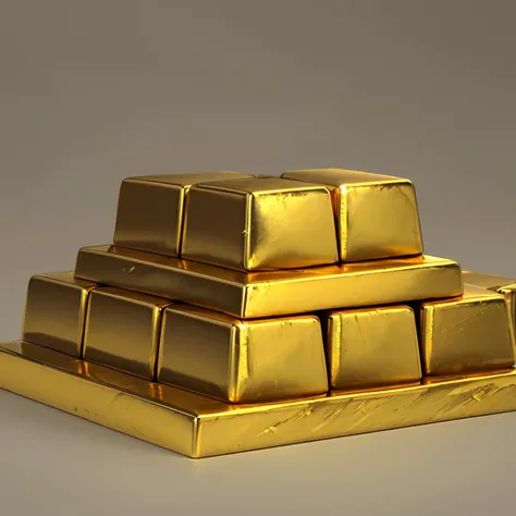 Concept Art,In-Game Currency Items,Gold Bars,more Piles of Gold Bars,No Humans,Still Life,<lora:jinbi:0.8>,treasure pile,Pirate theme treasure background,