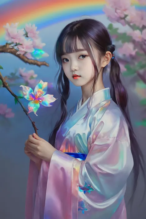 iridescent painting, prismatic, holographic, chromatic aberration,
masterpiece, best quality, 1girl, <lora:kwFemale_Beta40-SDXL_v1:1>, chinese