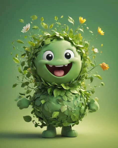 letitflrsh, let it flourish, Giggly Gadget, green background, <lora:- SDXL - letitflrsh_let_it_flourish_V1.0:.8>