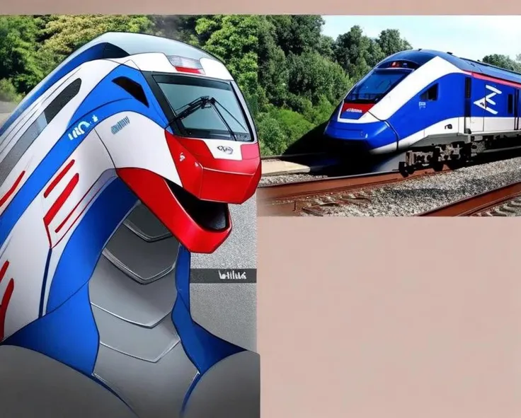 blue body, red scales, white paint, scalie, synth, matching example, anthro, living machine, living train, locomotive, locomorph, photo, drawing, <lora:august_2023_trains_2_128_last_e45_n128:1.0>