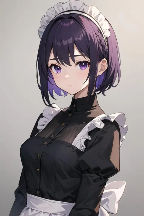 最high quality, high quality, Super detailed, 32k, Ultra-detailed details, 2 girls, With maid(only, The cute face of my little sister that I stole from her, beautiful purple hair, Beautiful purple eyes, Big Breasts, A light smile, Red eyes, Off-the-shoulder sleeveless Summer clothes, Summer casual maid clothes, Short skirt, Blue and white color striped underwear, Black knee socks, My crotch is wet with love juice, 18-year-old,cute),  Sister with her face peeled off(only, 13 years old, A grotesque face with the skin peeled off, Facial muscles are fully exposed, Chest is medium, , Lady), {{The maid had a terrible burn on her face and was lamenting it when her master&#39;s sister used her power to rip the face off and stick it onto the maid&#39;s face, taking on the sister&#39;s face.、The maid is happy and the sister is dead}}, The maid is a mature cute face and the sister has no face. The maid is standing., My sister sits in a chair, NSFW
