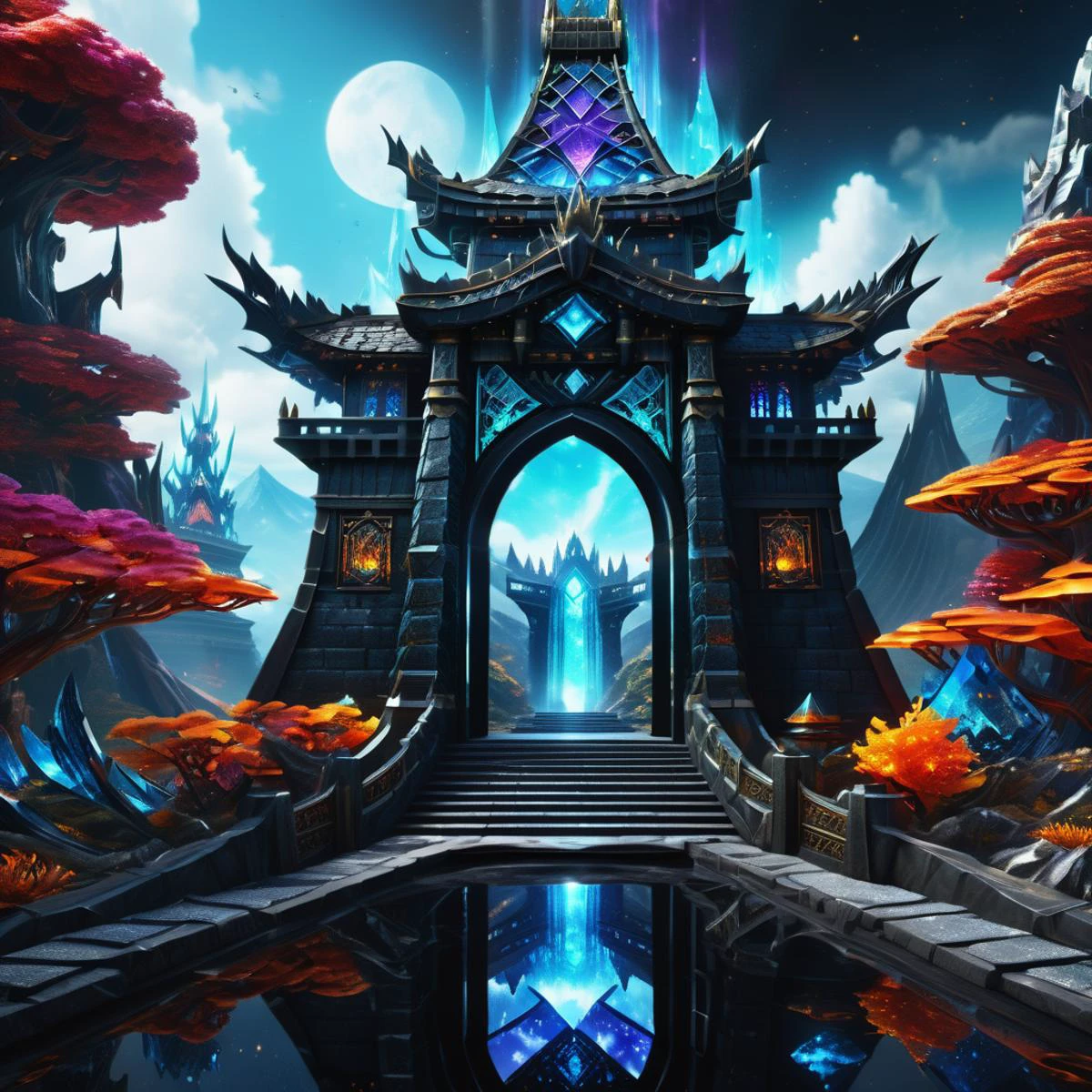 ((best quality)), ((masterpiece)), ((realistic,digital art)), (hyper detailed),DonMF43Dr4g0n Dream World Porte-Cochère,Mountain Stream,Sorcerer's Tower,Shipwreck, <lora:DonMF43Dr4g0nXL-000012:1>