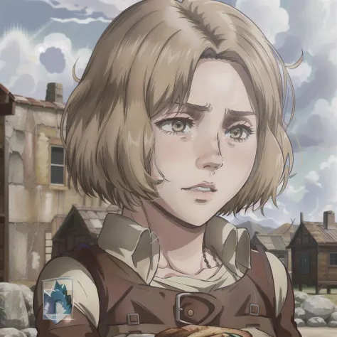 1girl, Hitch Dreyse, Attack on Titan, <lora:aot_hitch:1>