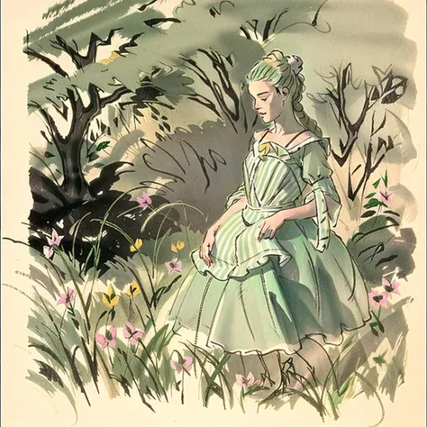 jchadel girl in the garden <lora:jchadel-sd1.5:1>