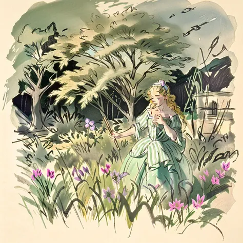 jchadel girl in the garden <lora:jchadel-sd1.5:1>