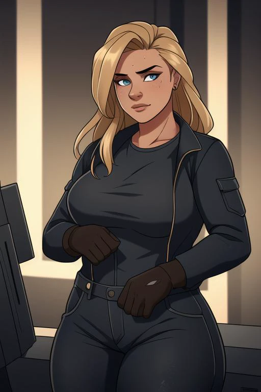sexy mechanic girl in machine shop, amateur style, (muted colors, cinematic, dim colors, soothing tones:1.2), vibrant, insanely detailed, hyperdetailed, (dark shot:1.2), (vsco:0.3), soft lighting, high quality, textured skin, detailed pupils, visible skin detail, skin fuzz, feminine expressions, blonde hair, dark blonde hair, medium breasts, thick thighs, realistic photo, young, cute, 18 years old, highly detailed, RAW photo, skin pores, skin fuzz, vellus hairs, subsurface scattering