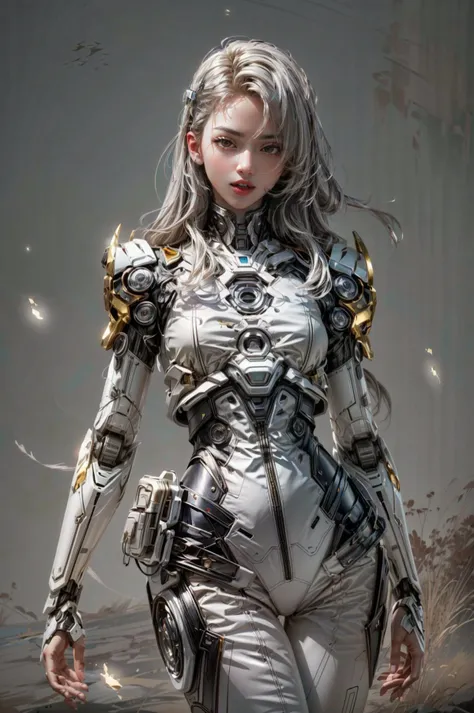<(best quality, extremery best quality, masterpiece:1.4), (realistic, intricate details:1.4), (photorealistic:1.4), (extremely intricate:1.4), highres, ultra highres, ultra detailed, ultra-detailed, absurdres, incredibly absurdres, extremely detailed, high quality, high resolution, hyperrealistic, ultra-realistic, hyper-detailed, top quality, best, fine detail, massive detail, Highly detailed, extreme detailed, highest detailed, high-res, absolutely resolution, reflection, (refraction:1.4), (hyperrealism:1.4), ultra realistic details, highly intricate details, insane details>, BREAK, (1girl:1.3), solo, looking at viewer, (young cute beautiful 18-year-old girl:1.4), 3d face, (hand of Guido Daniele:1.4), beautiful girl, Beautiful face, pretty, girlface, kpop idol,  supermodel, stunning innocent symmetry face, perfect body, medium breast, slim waist, slim legs, (high detailed skin:1.5), glowing eyes, goddess, natural skin texture, shiny skin, White skin, Beautiful detailed face, detailed face, real skin texture, cute delicate face, finely detailed face, golden ratio, golden ratio face, expressive eyes, perfect face, perfect skin, flawless face, clear face, shiny hair, pale skin, Proper body proportion, perfect anatomy, realistic skin texture, luscious lips, glossy lips, natural makeup, beautiful bright pupils, slender figure, intricate eyes, detailed pupils, detailed face and eyes, longeyelashes, blush, good hand, perfect hands, pretty face, beautiful female bodies, finely detailed skin, oily shiny skin, clean facial features, an extremely delicate and beautiful, cute & girly, beautiful detailed eyes, stars in the eyes, detailed simmetric eyes, perfect smooth skin texture, BREAK, (((((brilliant colors, (silver cloth, mecha hands, (holding big gun), silver mecha bodysuit, high cut bodysuit, moon surface, mecha arms, mecha jiont, sexy, slim, (white mecha), mecha leggings, Tangled wires, messy data cables, circuit console, in the style of energetic movement, low-angle, liquid metal inspired, long hair, gray hair:1.4), goddess women, aura, most beautiful artwork in the world, atmosphere, (neon, cyborg:1.2),(cyberpunk background:1.2), (sparkly:1.2), (Futuristic cyberpunk cityscape bathed in neon lights, a lone full mech tech robot:1.2), (dramatic, gritty, intense:1.4), (depth of field:1.7), slow-motion action sequences, surreal details, charging forward, (light anger:1.4), ( absurdly long hair:1.5), ((The girl looked disgusted)), (long legs:1.3), A shot with tension, (Visual impact, giving the poster a dynamic and visually striking appearance:1.2), impactful picture, (joshua middleton comic cover art, hypermaximalist, instagram contest winner, fashion color scheme,  trending on cgsociety, playful illustrations, imaginative overlays, artistic fusion, fantastical scenes, evocative narratives, striking visuals:1.3), (Glowing ambiance, enchanting radiance, luminous lighting, ethereal atmosphere, mesmerizing glow, evocative hues, captivating coloration, dramatic lighting, enchanting aura:1.2), (moon, melanchonic soft light, photorealistic faces, moody lighting:1.4), (night, Night time,  moon light,  Golden Hour, sky, landscape, stars, starry, galaxy sky, milky way, night sky full of stars:1.2), (braids, floating hair, rock, bloom, bloom effect, random patterns, energetic movement, bold colors, dynamic texture, spontaneous creativity:1.2), (blush, Pink lips, Pink lip colour, flat bangs:1.4), (long_hair, outdoors:1.3), (breeze, dust is drifting, ethereal, scenery, nature, mysterious background, fog, wind:1.2),  (iridescent colors, Iridescence, mysterious, fantasy background, fantasy, open mouth:1.2), (Luminescent Particles:1.3), (fullbody:1.2), (eye focus,  face focus, character focus, close-up face:1.2), (dutch angle,  cowboy shot:1.3), colorful refraction)))), BREAK, <hyper realistic DSLR photo, Nikon D5, cinematic portrait, portrait, ultra sharp, analog film photography, film emulation, bokeh, blurry noise background, watercolor, available light, detailed light,  volumetric fog,  beautiful lighting,  Rembrandt lighting,  Cinematic, pixel art,  game art,  key visual,  surreal,   PBR Texturing,   Anisotropic Filtering, Maximum Clarity And Sharpness, Albedo And Specular Maps, Multi-Layered Textures, Surface Shading, Sub-Pixel Convolution,  Sub-Pixel Convolution,  Accurate Simulation Of Light-Material Interaction, blurry foreground, broad light, volumetric light effect, matte painting, perfectly defined features, volumetric lighting, Tone Mapping, Lumen Reflections, Global illumination, Ray Tracing, Screen Space Global Illumination, Accent Lighting, 32k, Natural Lighting, volumetric, cinematic masterpiece, Rule of thirds, high dynamic range, Multi-exposure HDR capture, cinematic render, game cg cinematic, atmospheric perspective, movie scene, epic dynamic frame, motion blur, ((cinematic look, Film look)), rim light, 4k textures, adobe lightroom, photolab, hyperdetailed, exposure blend, professional color grading, professional color correction, aerial perspective, particles and dust in beams of light, cinematic scene, dynamic lighting, sharp details, lomography, soft focus, light leaks, bold hues, atmospheric depth, (explosive light and shadow:1.2), aesthetics, intricate designs, ultra realistic digital art, (zentangle, mandala, tangle, entangle), (fractal art), elegant, vivid colours, floating particles, particles, epic, (ink drawing, oil painting detailed), RAW, huge filesize, extremery detailed CG, Photo, 8k uhd, cinematic atmosphere, trending on artstation, award-winning glamour photograph, highly detailed photo, official art, beautiful and aesthetic, unity 8k wallpaper, beautiful, highly detailed CG illustration, best illustration, intricate, Amazing, emotional, analog, painting, digital painting, concept art, Oil Painting, illustration, Classical art, Renaissance, Romanticism, Neoclassicism, Color Palette, depth and contrast, Vibrant colors, saturated, rich saturation, color harmony, vivid palette, concept-art, design style, detail character, concept render, colorful, analog photography, dreamy atmosphere, specular highlights, atmospheric lighting, (dynamic angle, dynamic pose :1.3), (shiny, clothes reflecting light, lens flare, bloom effect, light particle, lens glare:1.3), realistic light, realistic lighting, cinematic light, (cinematic lighting), light in the face, soft lighting, saturated colors, detailed background, sharp focus, 8k high definition, perspective, Master Composition, roughness, post-processing, soft shadows, realistic shadows, ambient occlusion, ray-tracing, subsurface scattering, photon mapping, physically-based rendering, octane rendering, unreal engine 5, ue5 rendering, Adobe After FX, dslr, RTX, Best character details, radiosity, sharp, antialiased, RAW photo, HDR, 8k, 4k, (((Photographed by Roger Deakins, using a RED Monstro 8K VV camera and a series of high-end lenses))), ((Hasselblad photography)), (film grain:1.4), Kodak portra 400, ((Fujifilm X-T5)), professional photograph, caustics, Broad lighting, diffuse lighting, rim lighting, two tone lighting, textile details, visible pores, high resolution scan, professionally color graded, photographic reality, automatic white balance, best lighting, detailed shadow, high contrast, strong light and shadow>, (PureErosFace_V1:0.4), (ulzzang-6500:0.6), <lora:epiNoiseoffset_v3:2>, <lora:add_detail:0.6>, <lora:hipoly_3dcg_v7-epoch-000012:0.6>, (kbxll:0.6), <lora:more_details:0.6>, <lora:white mecha v1:0.6>