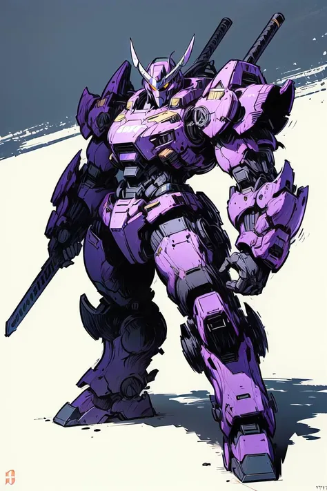 (drawing, style by NTY:1),1 mecha oni bulky armor giant robot shadow flat vector art ,(best quality:0.7),(masterpiece:0.7), <lora:Drawing1:0.5>, <lora:pop:0.5>