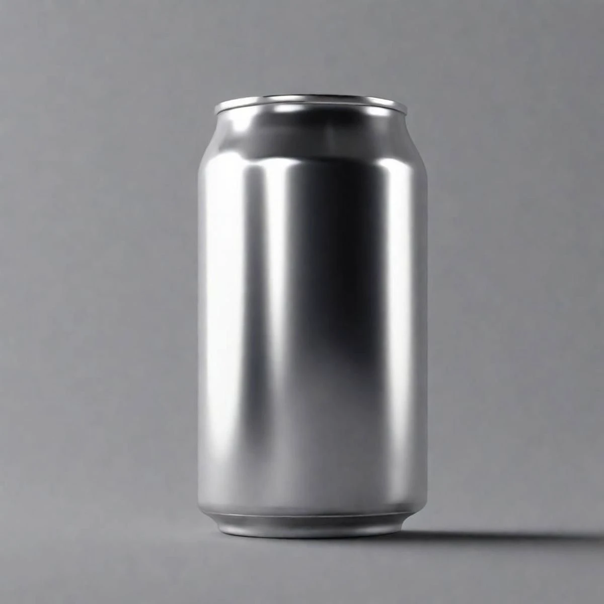 a close up of a can of soda on a gray background, redshift renderer, silver garment, very minimal vector art, aluminum, inspired by Jacob Koninck, 8k computer render, 2019, silver iodide, by Erwin Bowien, uncompressed png, people drinking beer, highly detailed object content, minimalist