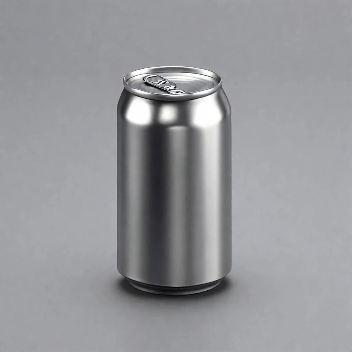 a close up of a can of soda on a gray background, redshift renderer, silver garment, very minimal vector art, aluminum, inspired by Jacob Koninck, 8k computer render, 2019, silver iodide, by Erwin Bowien, uncompressed png, people drinking beer, highly detailed object content, minimalist