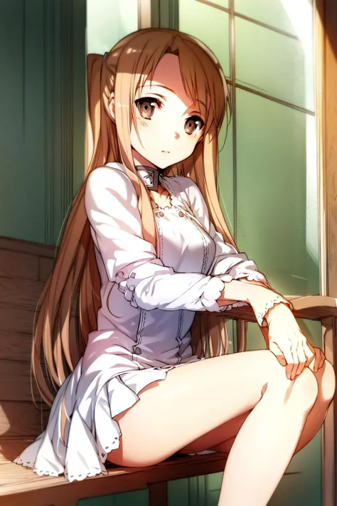 masterpiece, best quality, 1girl, sitting, good legs, good hands,BUNBUN, BUNBUN_style, bunbun,bunbun_style, <lora:bunbun_style:1>