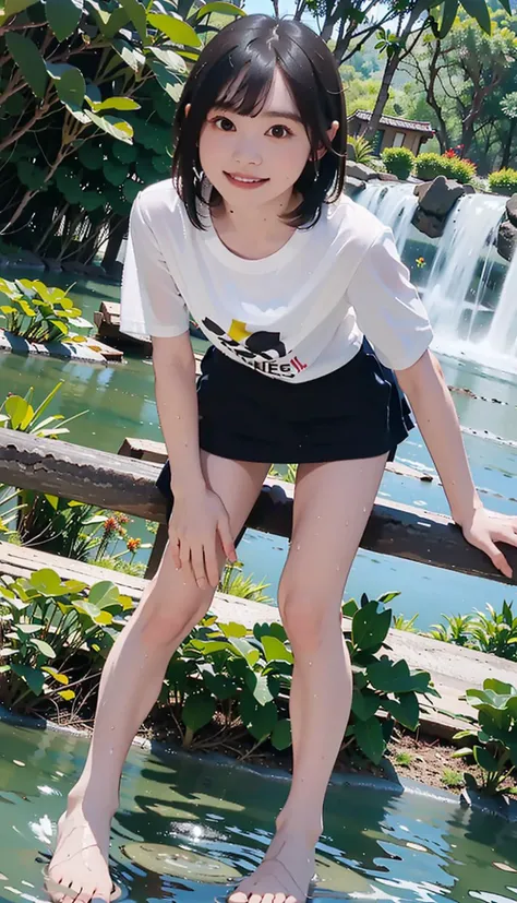 masterpiece, best quality, highly detailed,outdoor
(((solo))), (((1girl))), black eyes, earrings, small breasts , <lora:flat2:1> <lora:add_detail:-1>, looking at viewer, (bangs:1.5), long hair, (red hair), Black suspenders, t-shirt, full body, under the tree, hand in pocket, wavy hair, smile, standing,
<lora:nakashimayuki_lora:1>