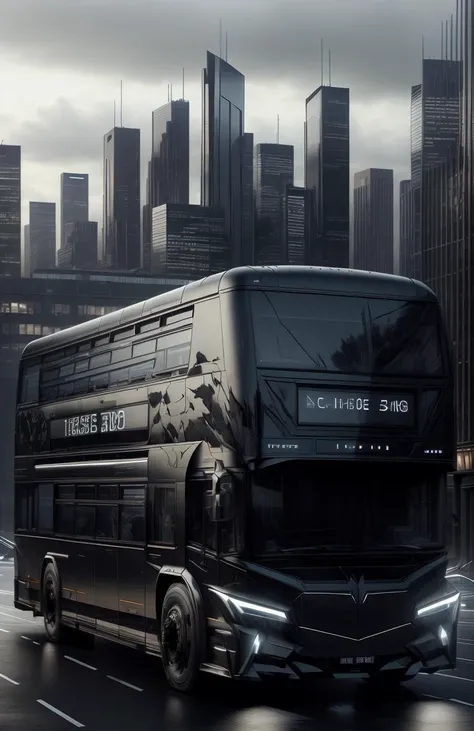 <lora:BatmanCore:1> BatmanCore, a red double-decker bus passing in front of a majestic city skyline, (Masterpiece:1.3) (best quality:1.2) (high quality:1.1)