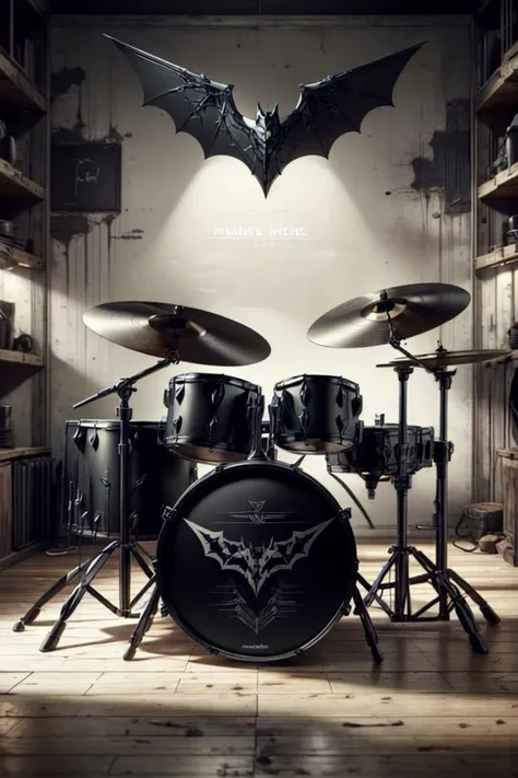 <lora:BatmanCore:1> BatmanCore Drum Machine, (Masterpiece:1.3) (best quality:1.2) (high quality:1.1)