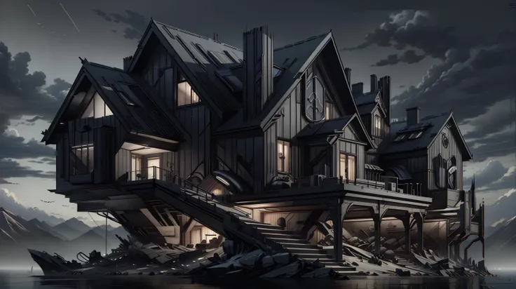 <lora:BatmanCore:1> BatmanCore house, (Masterpiece:1.3) (best quality:1.2) (high quality:1.1)