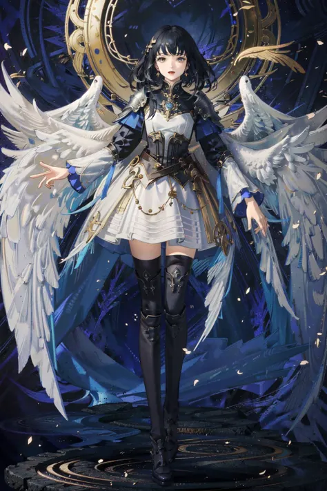 lean, chibi, Full body, Minimake, Mecha Body, Mecha legs, My favorite cat ears,Mecha Wings, NSTDA.