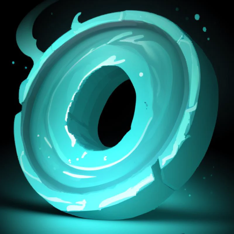 ((masterpiece,best quality)), <lora:FantasyIcons_Coins:0.8>, teal coin, glowing, swirl symbol, swirling magic, shiny metal