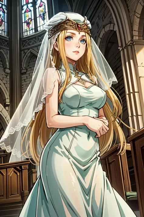 masterpiece, best quality, highest quality, highly detailed, beautiful, intricate details, absurdres, 1girl, solo, blonde hair, blue eyes, white dress, medium breasts, blush, (surprised:1.2), futanari, veiny penis, (huge penis:1.1), large testicles, no panties, BREAK outdoors, restaurant, public indecency, BREAK from below, BREAK
 <lora:more_details:1>