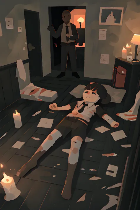 A murder scene