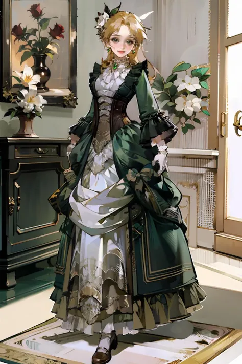 masterpiece, best quality, ultra-detailed,best shadow,rose,oil painting,classical, <lora:idc128dim-epoch-000007:1>