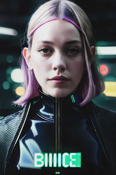 victoriaPed1 in cyber neon lighting, futurism, intricate futuristic jewelry accessories, cyberpunk glossy white latex turtleneck, hyper photorealistic, crispy quality, digital photography, trending in artstation, trending in pinterest, cinematic, 4 k ultra hd, art by pascal blanche, art by greg rutkowski