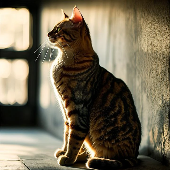 (orange cat),Volumetric Lighting,Cinematic Lighting,medium_shot,