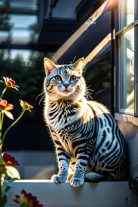 (best quality, masterpiece:1.3), (realistic, photo realistic:1.3), ultra high res, UHD, extremely detailed CG unity 8k wallpaper, sharp focus, absurdres, (Realistic supple hair), (perfect anatomy, accurate body), cinematic lighting, best shadow
BREAK
A cat, it has big and bright eyes, (wearing glasses), lovely appearance,cute animal,fictional character representation:1.2,(two paws holding a book to read beside the window),(Outside the window is a meadow with colorful flowers), distance is a dense forest. The sun shines on all these and sunshines through the window in the room,-inspired,wizarding aesthetic,
cat,lihuacat,babylihua,pruelihua,whitelihua,changmaolihua,bailingzi,baishoutao,gold_eyes,grey_eyes,bule_eyes,standing,sitting,lying,,looking_at_viewer,looking_to_the_side,looking_back,full_body,half_body,