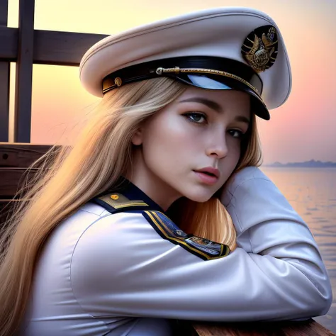 (high quality, masterpiece, ultra high res,beautiful,realistic,perfect lighting:1.5), <lora:add_detail:0.5>,
<lora:l3ra_v1:0.8>,(l3ra,1girl,solo,from side:1.3),(soldier wearing military uniform,on ship,outdoors), RAW candid cinema, 16mm, color graded portra 400 film, remarkable color, ultra realistic, textured skin, remarkable detailed pupils, realistic dull skin noise, visible skin detail, skin fuzz, dry skin, shot with cinematic camera