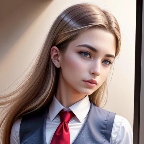 (high quality, masterpiece, ultra high res,beautiful,realistic,perfect lighting:1.5), <lora:add_detail:0.5>,
<lora:l3ra_v1:0.65>,(l3ra:1.3),(wearing school uniform,wearing tie, cute, at university), defiance512, RAW candid cinema, 16mm, color graded portra 400 film, remarkable color, ultra realistic, textured skin, remarkable detailed pupils, realistic dull skin noise, visible skin detail, skin fuzz, dry skin, shot with cinematic camera