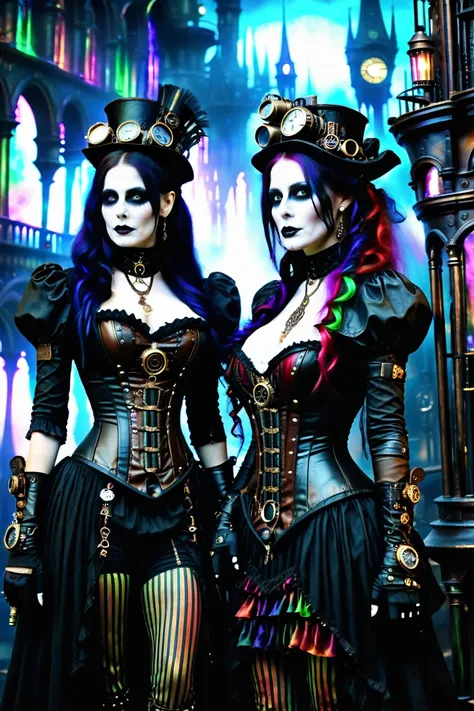 photograph, steampunk, fantasy, wonderous,ghostly scifi city beyond the beginning of reality<lora:EnvyBetterHiresFixXL01:0:hr=1><lora:EnvyRainbowGothicXL01:1>