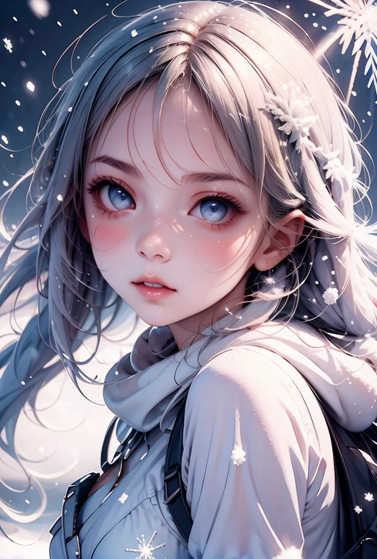 (masterpiece, best quality), 1girl, <lora:farusaria:0.8> particle, parted lips, fa_face,fa_eyes, snow_dust \(symbol\), (farusaria:0.001)