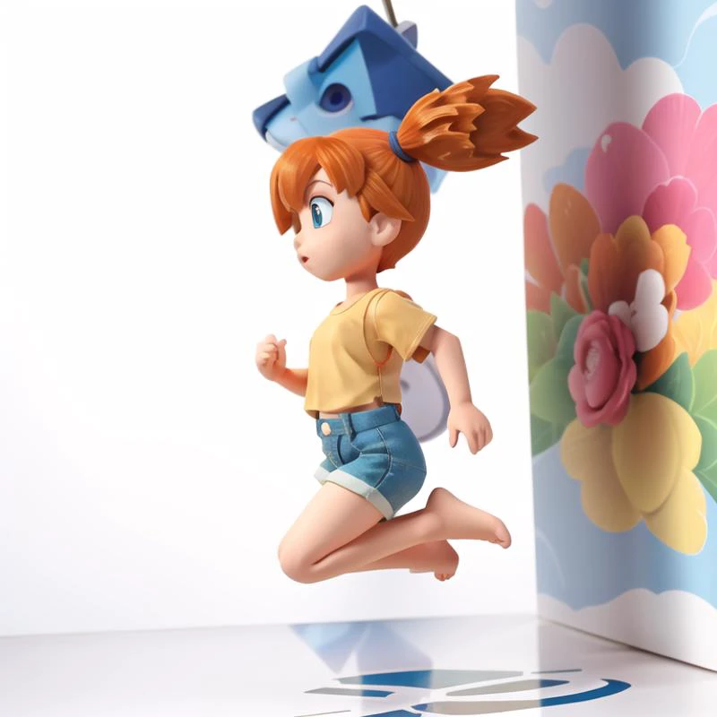 masterpiece, full body, detail body, from side, running, <lora:Misty:1>, Misty
