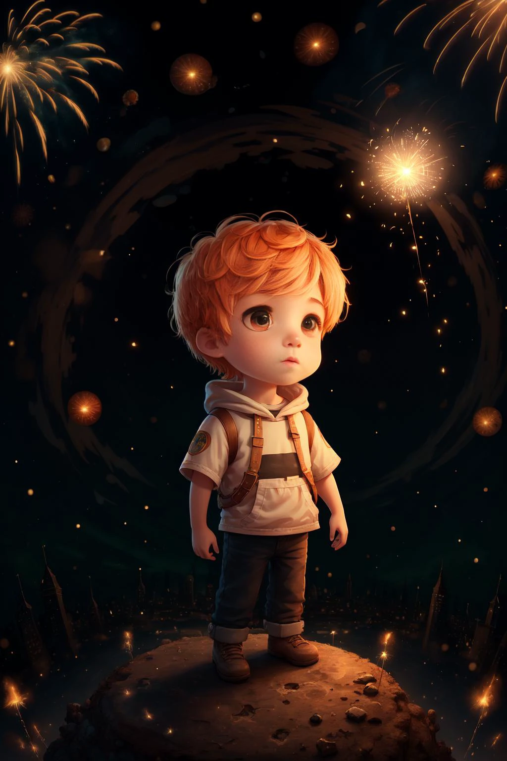 1boy,aerial fireworks, astronaut, aurora, milk way, festival, chibi, Fisheyes, masterpieces, top quality, best quality, official art, beautiful and aesthetic, animation, 8k raw,
<lora:lovestar:0.8>