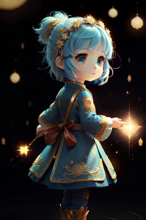 1girl,lovestar, aerial fireworks, astronaut, aurora, milk way, festival, starry sky, chibi, Fisheyes, above knee,<lora:lovestar:0.8>, (masterpiece:1.5),(best quality:1.5),(ultra high res,ultra high resolution:1.2),(photo realistic:1.2,ultra-realistic,hyper-realistic:1.2),(extremely detailed:1.3),(intricate design:1.2),(insanely detailed:1.2),(fine details:1.2),(official art:1.2),(unity 8k wallpaper:1.2),(ultra detailed:1.2),(beautiful and aesthetic:1.2),4K,8K,UHD, chinese clothes,<lora:3loraGuofeng3Lora_v32LoraBigLight:0.7>