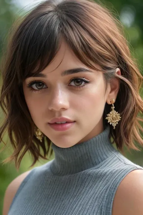 ((Full Body View)), JennaO, ((wearing a sleeveless turtleneck dress)), 8k raw, high res, ultrarealistic, hyperrealistic, soft lighting, good lighting, textured skin, photorealism, high details, DSLR photo, detailed face, detailed hair, skin pores, (looking at viewer), (Real Eyes), (Detailed Eye Corneas), (detailed pupils), ((smiling)), photo lab, elegant, insane details, hyperdetailed, low contrast, epiCRealism, Detailed and realistic photography, intricate and realistic eyes, shot outside, skin texture, soft natural lighting, magical photography, dramatic lighting, ultra-detailed, Kodak 800T, ((SFW))