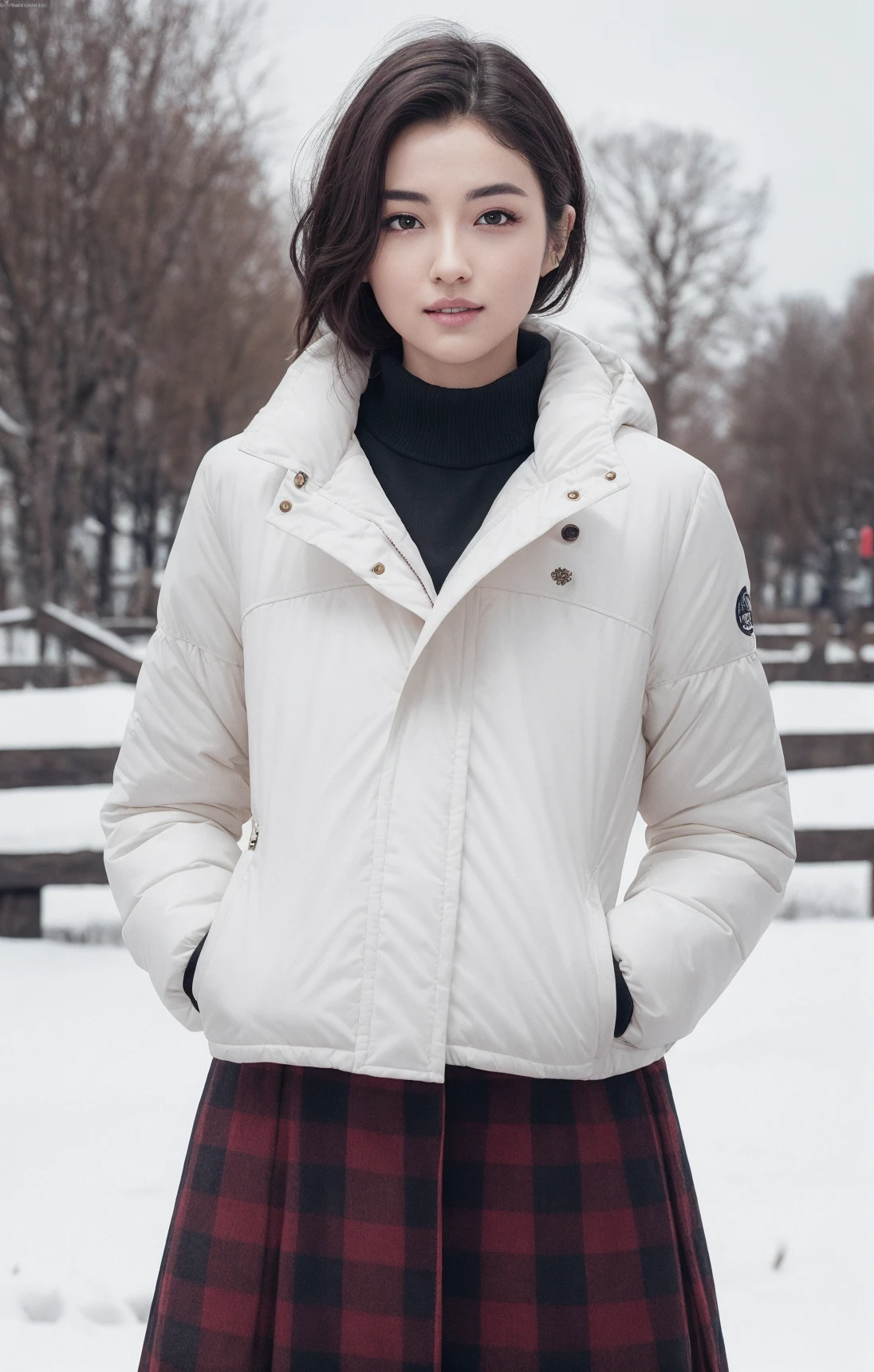 solo, detailed,wide angle,
detailed pupils,(cowboy shot,
(
winter clothes, snow,city,skirt,floating hair, ,)
looking at viewer,beautiful woman,(skindentation:1.2), shiny skin,
best quality, ultra high res, (photorealistic:1.4),
(looking at viewer:1.3),
light_makeup smile, shiny skin, skindentation,best quality, ultra high res,(photorealistic:1.4),<lora:ZhangZifeng-000018:0.5>