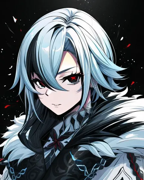 1girl, solo, digital art, ultra detailed, <lora:more_details:0.7>,
<lora:arlecchinoGenshinImpact_v1:1.00>,
arlecchino(genshin impact), x shaped pupils, black eyes, red pupils,